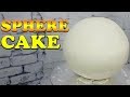 Sphere Cake | Round Cake | How to Frost? | White Chocolate Ganache