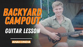 Wildlife Warriors Backyard Campout | Guitar Lesson with Robert Irwin | Anaconda Stores