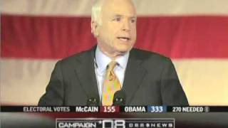 John McCain Concession Speech to President Obama