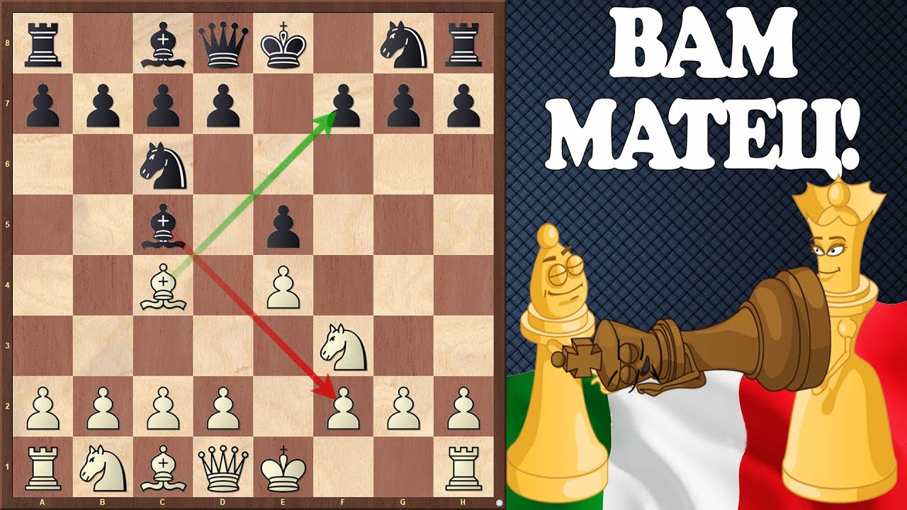 ТОП-5 красивых матовых ловушек в Итальянской партии. Шахматный ТОП ...