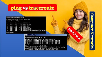 ping vs traceroute | traceroute vs ping | difference between PING and TRACERT HINDI URDU
