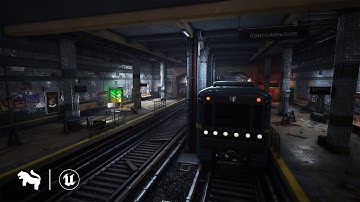 Subway Station Environment / Unreal Engine 5