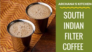 Filter coffee  south indian filter coffee recipe - Jeyashri's Kitchen