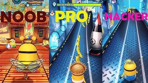 NOOB vs PRO vs HACKER -Minion Rush