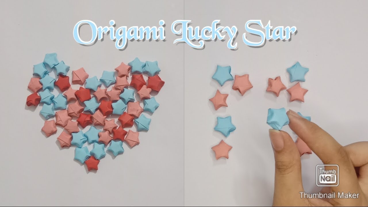 Origami Lucky Star | How To Make Lucky Paper Star | Origami Star | DIY ...