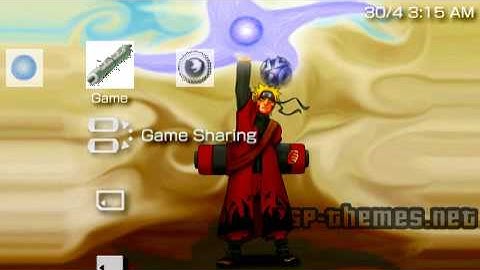 PSP Theme RasenShuriken_2_2_2 PSP-Themes.NET