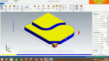MILLING OPERATIONS IN MASTERCAM 2020 ||Milling operations in MASTERCAM 2019 in Hindi.