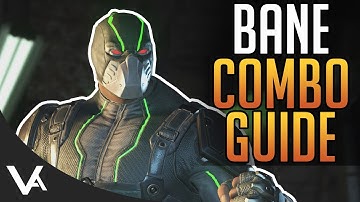 Injustice 2 - Bane Combos! Easy Combo Guide For Beginners In Injustice 2