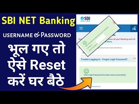 Sbi net banking Forgot username & Password | Reset password and username | Tricks in hindi |