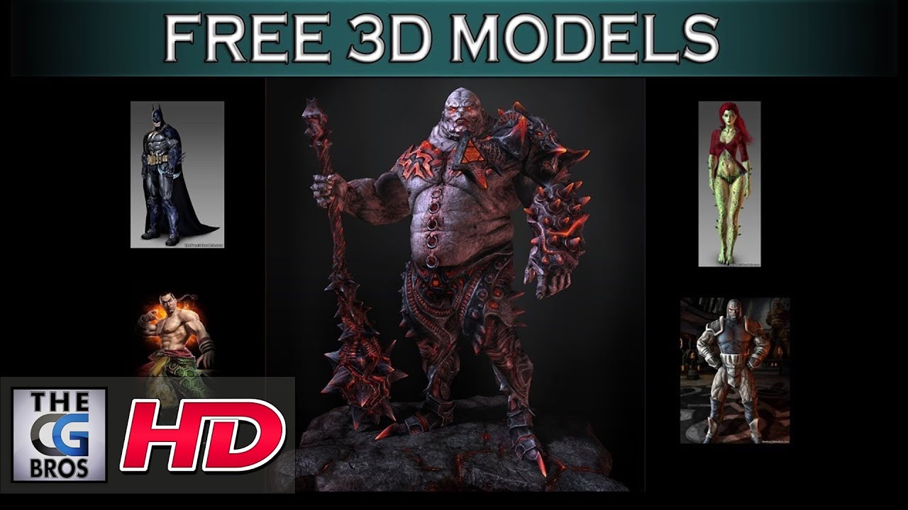 Where Are The Best FREE Downloadable HIGH RES 3D Character 