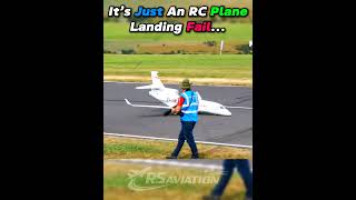 Not Just an RC Dassault Falcon 8X Crash… 😰✈️ #aviation #shortsfeed #airbusboeingaviation #shorts