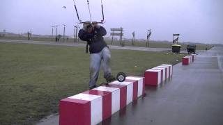 Kite Landboarding SturmSession Tempelhof 6.-7.2.11