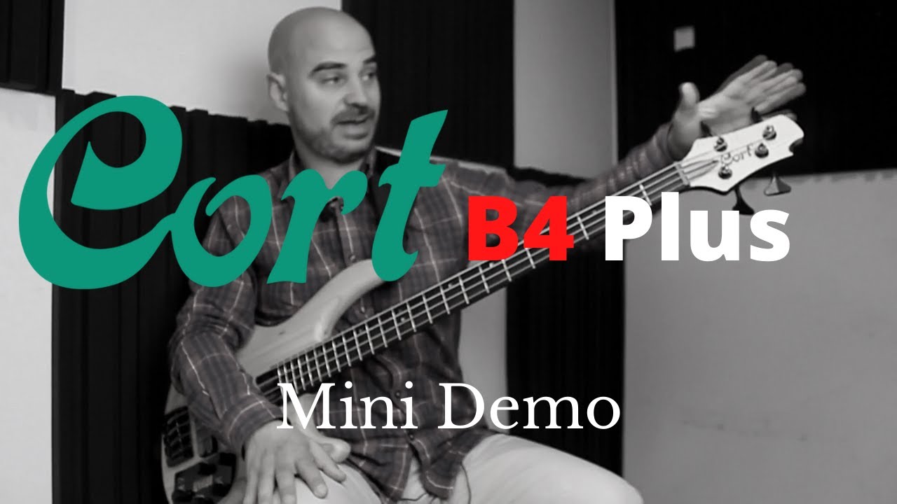 Cort B4 Plus Bass. Short demo, no talk.