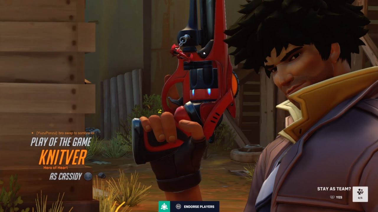 Overwatch 2 - My Cassidy Spike Spiegel First POTG