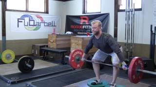 Snatch Pulls, no touch with long eccentric