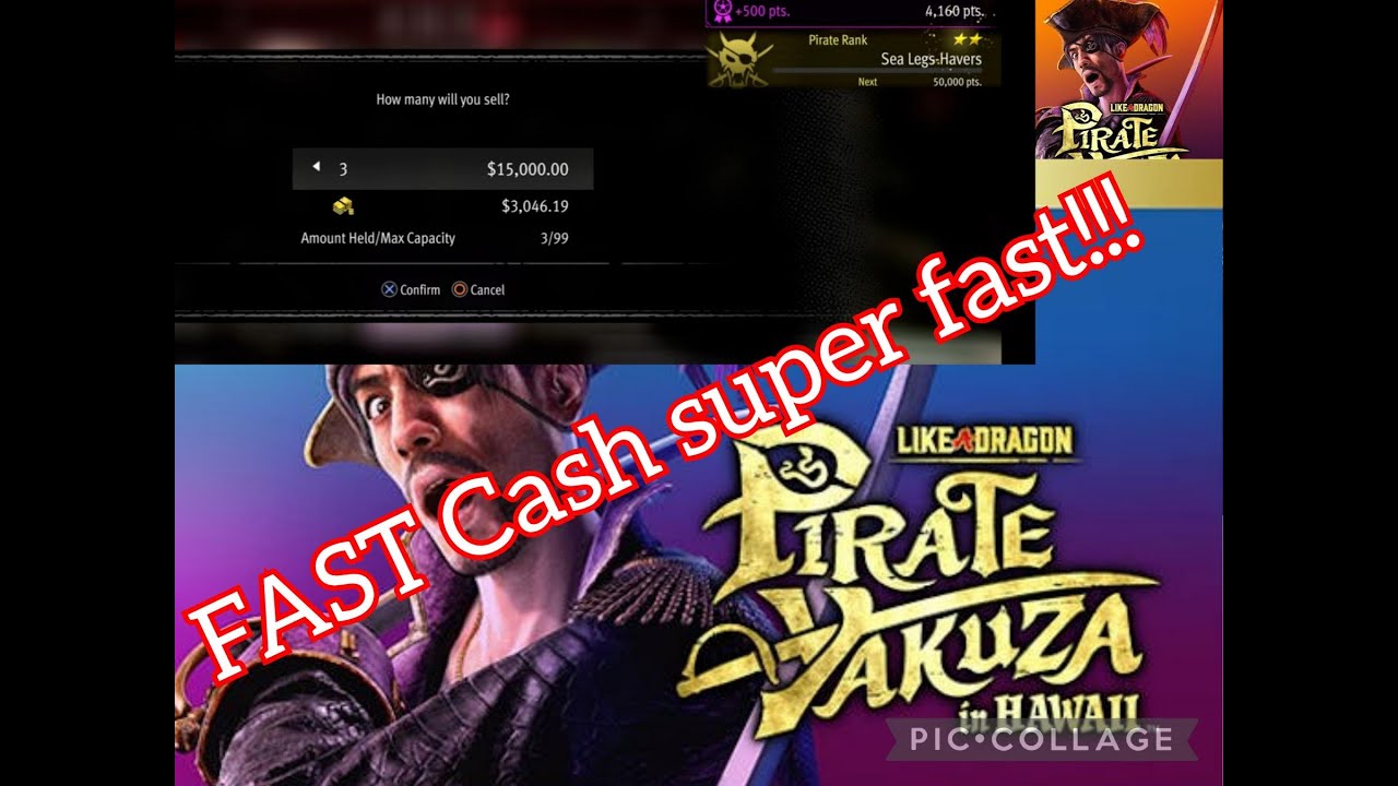 Pirate Yakuza in Hawaii : How to easily make alot of money in game early chapter 2 Like A Dragon