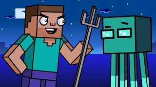 GLOW SQUIDS! | Minecraft Animation (Block Squad)