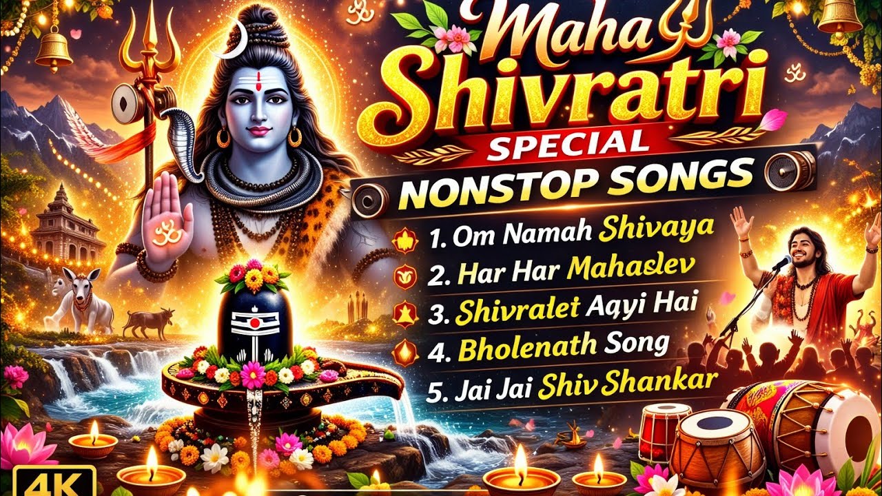 BEST HINDI MAHA SHIVRATRI BHAJAN| NONSTOP 2026| HAR HAR MAHADEV | HAPPY SHIVRATRI DAY SPECIAL | ..