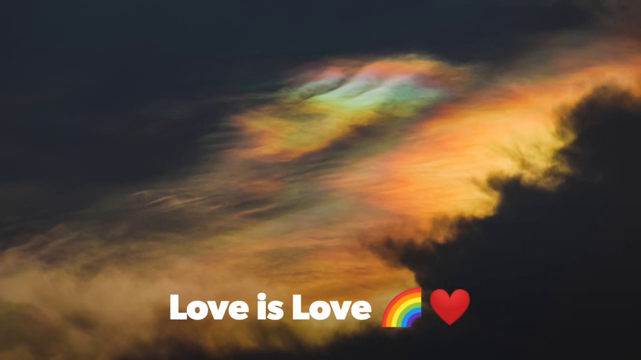 Love Is Love | Pride Parade in Clouds | Timelapse | June | Cloud's play | Pride flag| Cloudscapes
