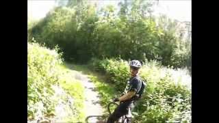 MTB crash op parcours het Smaal in het Twiske