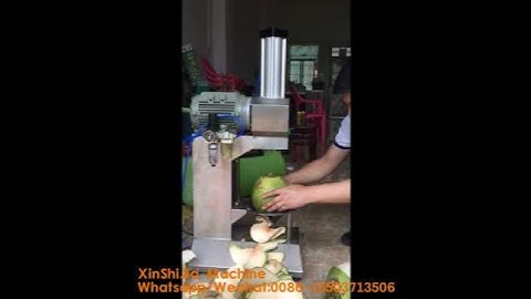 Fresh coconut peeling machine