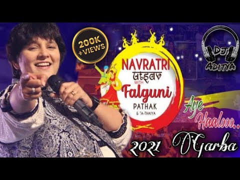 Falguni Pathak Special Garba l Navratri Festival 2021 l Nonstop Garba Night Mix By DJ Aditya NR