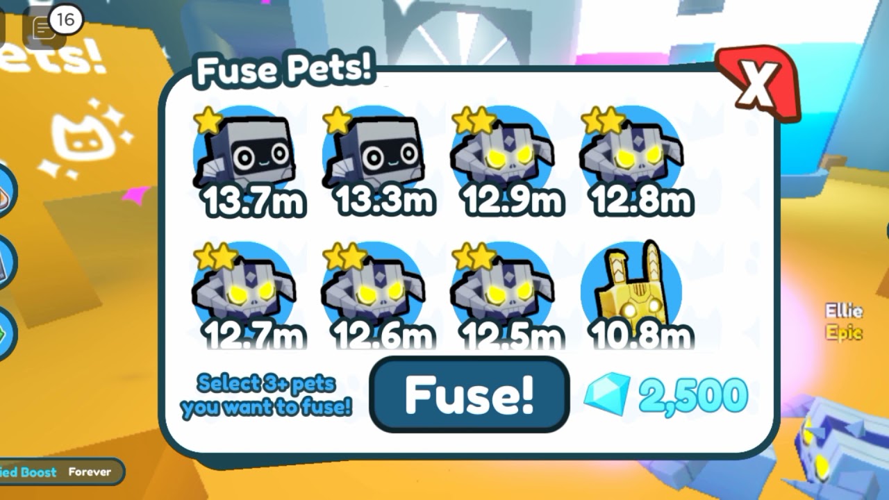 🚀🛸SPACE PET SIMULATOR  X🛠️HOW TO FUSE TECH WORLD EPIC PETS🛠️