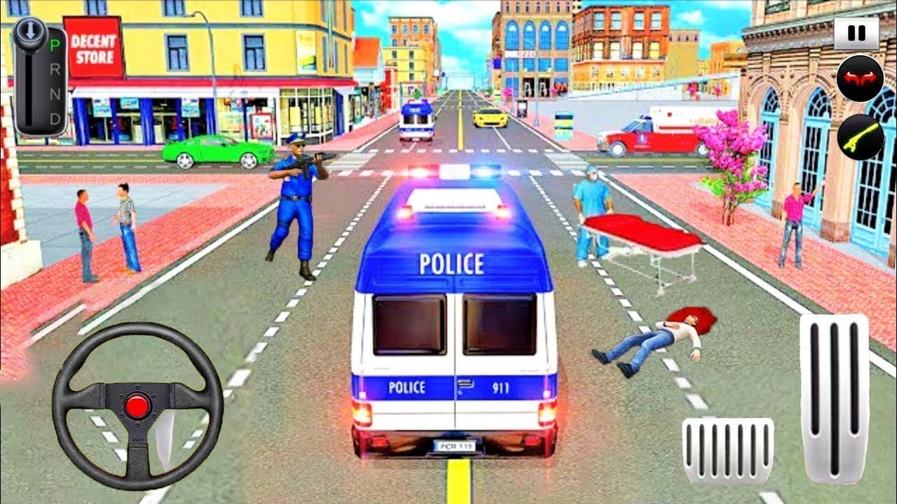 Roof Jumping Emergency Ambulance Rescue Simulator - Android Gameplay