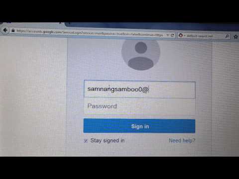How can sign in Gmail account in Computer