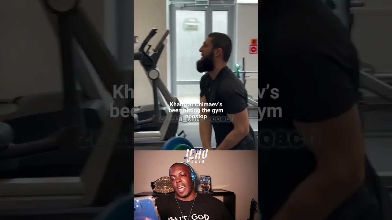 Khamzat Chimaev’s been hitting the gym nonstop 