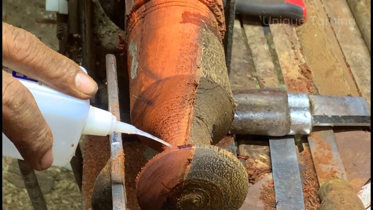 Creative wood turning flower pot ideas