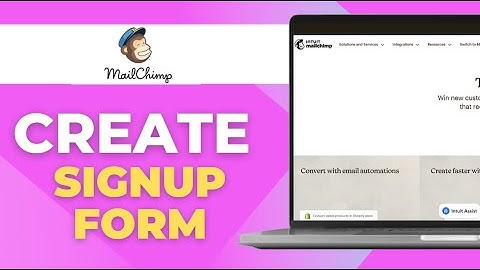 How To Create A Sign Up Form On Mailchimp 2025