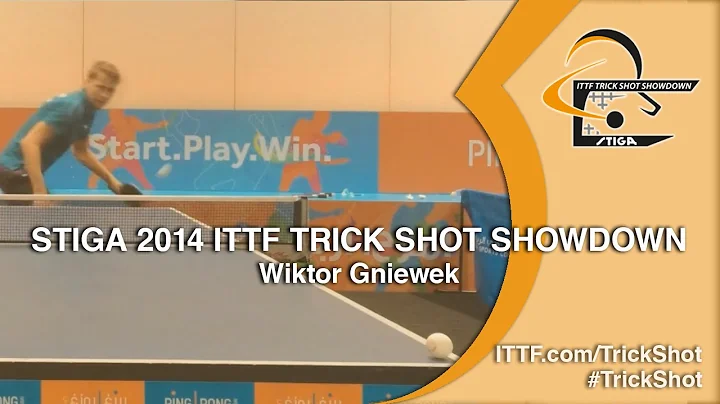 Wiktor Gniewek - STIGA 2014 Table Tennis TrickShot Showdown
