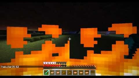 Minecraft Hacker on a kitpvp server!!!!