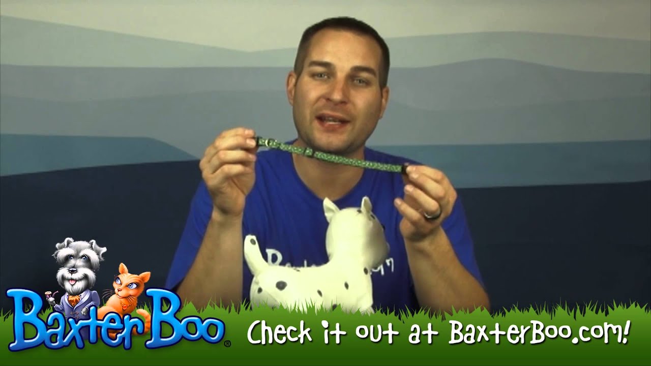 Candy Cane Bones Nylon Dog Collar YouTube