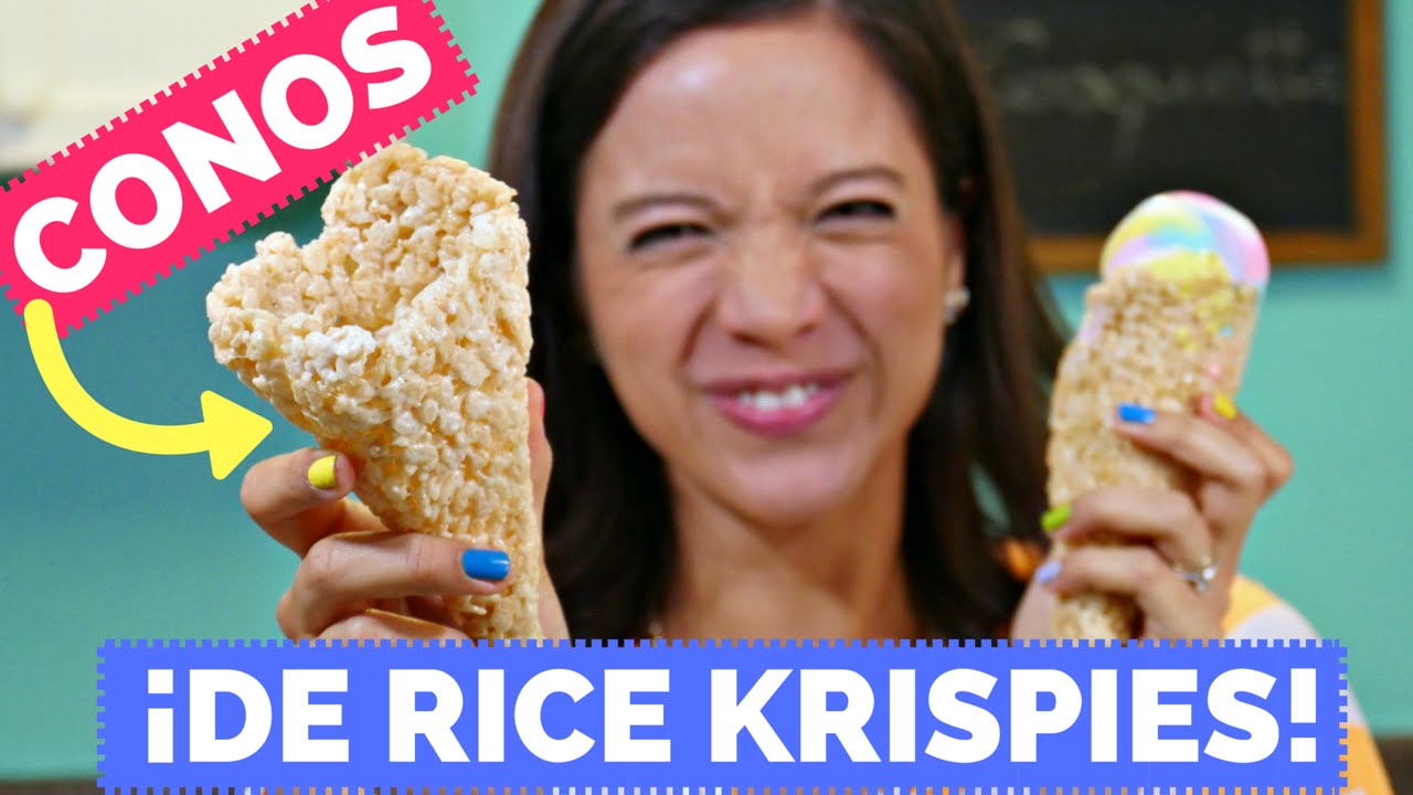 ¡Conos de Helado DE RICE KRISPIES! - La Cooquette