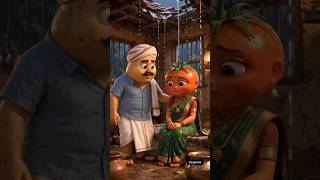 He Built Her Dream Home ❤️ | Aloo & Tomato’s Emotional Story | Cozylumi #shorts #ai #emotional story