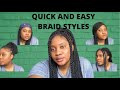 5 Quick and Easy Marley Twist Styles | Simple Twists/ Braid Styles