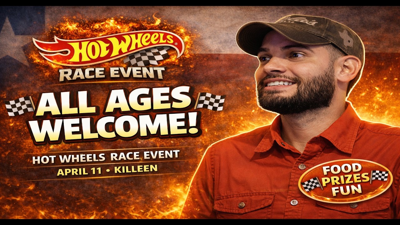 ¡EL EVENTO DE HOT WHEELS MÁS GRANDE DE KILLEEN ESTÁ DE VUELTA! 🏎️🔥