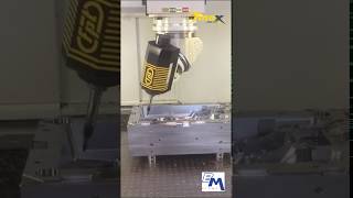 FPT DINOX 220 IAT - Continuous 5 axes finishing with barrel tool on a plastic injection mould