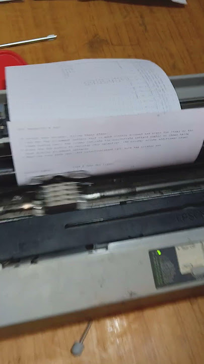 Epson LQ-1310 Test print ok | dot matrix printer #shorts #dotmatrix #printer #viral #new #ahista