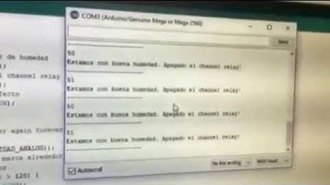 Huerto automatizado en Arduino