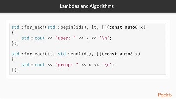 Mastering C++ Standard Library Features : Lambdas and the Standard Library | packtpub.com