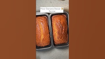 The Most Moist Banana Bread     #foodlover #bananabread #mikkymoc