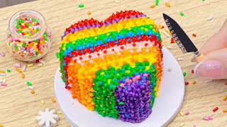 Yummy Rainbown Kitkat Cake🍇 Satisfying Miniature Rainbown Kitkat Cake 🌈 Chocolate Cakes Recipes