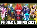 All New 2021 PROJECT Skins Spotlight Mordekaiser, Renekton, Sylas, Varus, Senna, Sejuani (LoL)