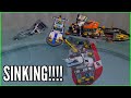 LEGO BOATS SINKING RACE !!