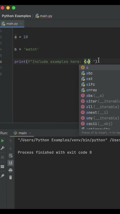 Python Tutorial: How to use f-string #shorts - YouTube