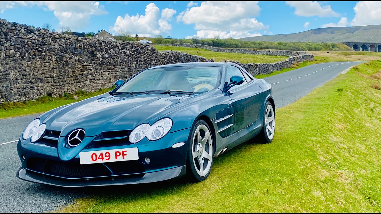 ⁣Mercedes SLR McLaren 'MSO' 1000 mile road-trip special. Lake District, Donald Campbell, Bl