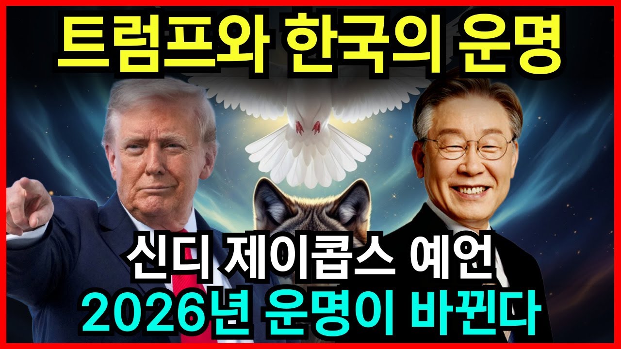 트럼프와 한국 사이의 숨겨진 연결, 2026년 운명이 결정된다. 신디 제이콥스 예언 l 국운 l 계시 l 미스테리